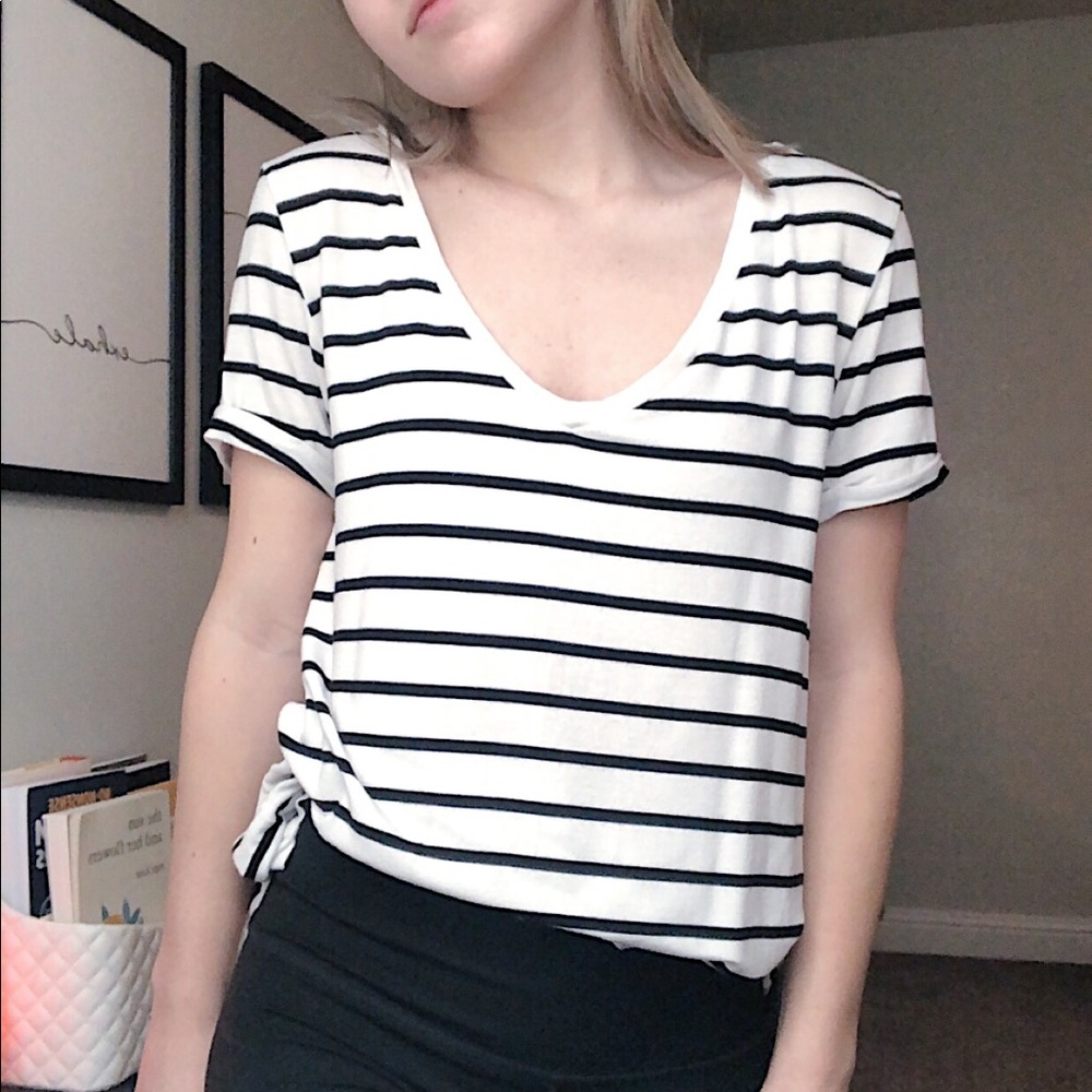 American Eagle Soft and Sexy Striped Tee